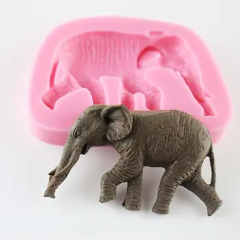 

2020 New 3Pcs Happy Elephant Family Dad Mom Baby Resin Silicone Molds Kit Jewelry Tools