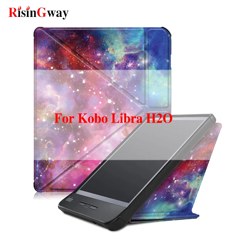 

Auto-sleep &wake Case Cover for KOBO Libra H2O 7 Inch Funda Capa E-book Case for KOBO N873 Protective Shell &Skin