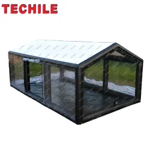 Водонепроницаемый Анти-УФ надувной наружный автомобильный тент для хранения, надувной автомобильный чехол для шоу