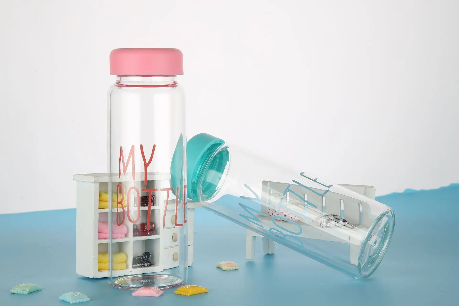 Стиль mybottle стеклянная бутылка студентов творческие подарки чашка портативный легко стекло напрямую от производителя настраиваемый
