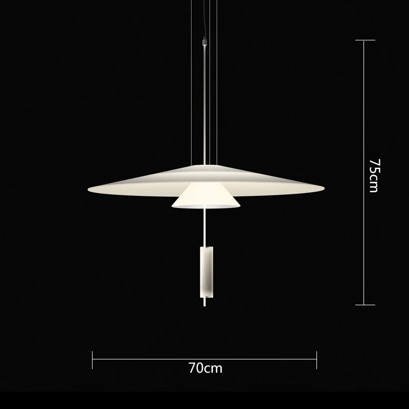 Decorative art UFO creative pendant lights macaron nordic Acrylic lamps for restaurant cafe kitchen hall Aluminum hanging lamp - Цвет корпуса: see chart