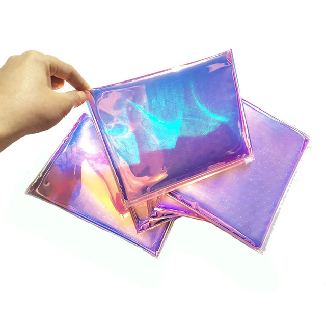 Bling Bling Holographic Beauty Organizer Pouch Clear Iridescent Clutch Tpu Cosmetic  Bag Waterproof Dream Colorful Toiletry Bags - Cosmetic Bags & Cases -  AliExpress