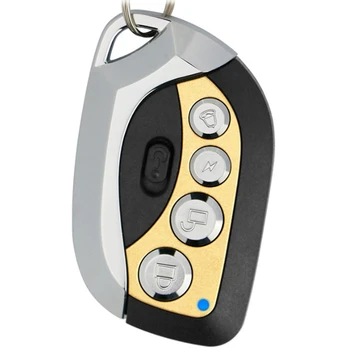 New Garage Electric Garage Door Remote Control Key 433Mhz 4 Buttons Copy Cloning Duplicator Remote Control Transmitter Switch 100 pcs came top 432ee cloning compatible garage door transmitter