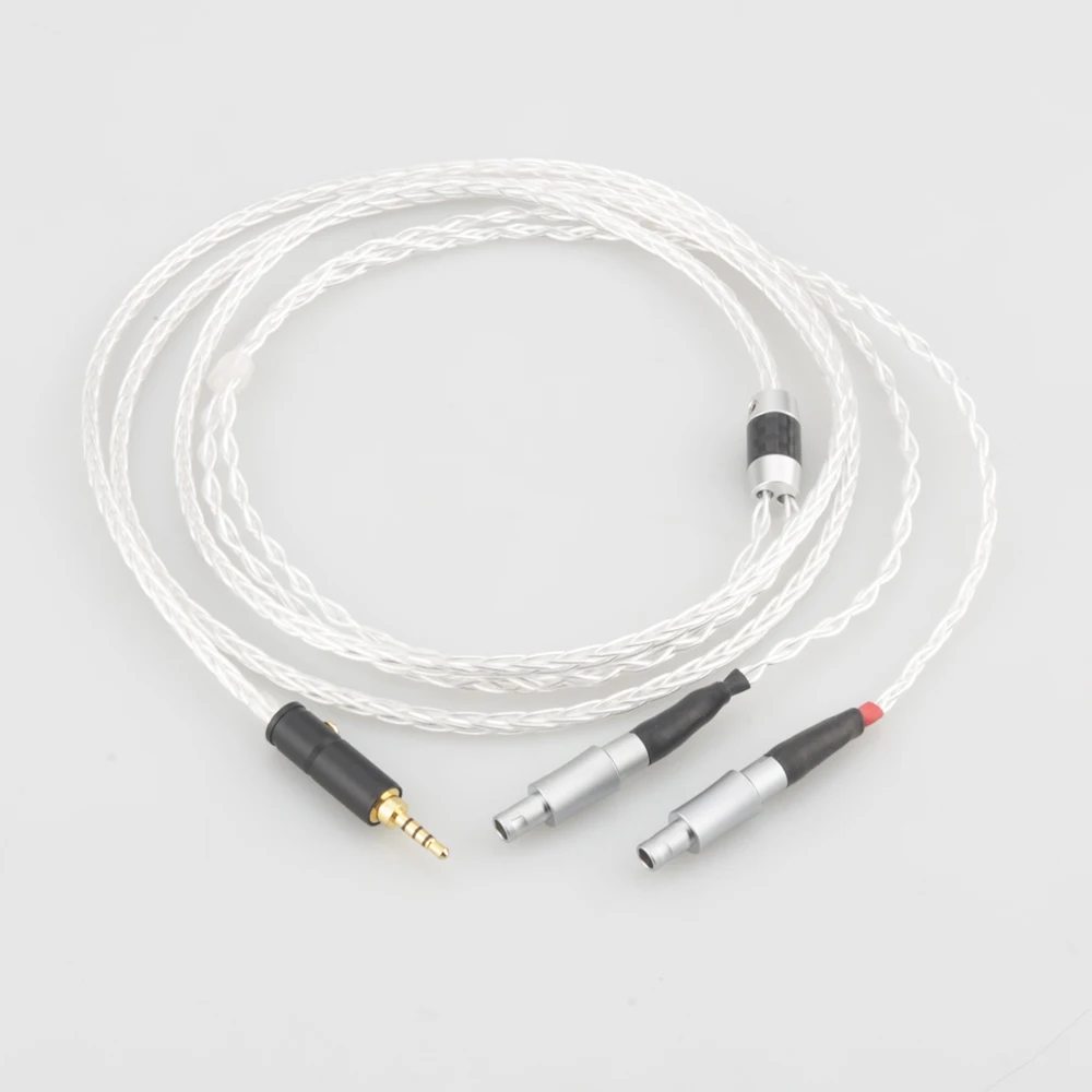 

Audiocrast 2.5/3.5/4.4mm/6.35/XLR Balanced 8 Cores Silver Plated Headphone Upgrade Cable Power Wire For HD800 HD800S HD820