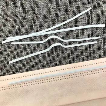 

100/1000Pcs 3mm Nasal Bridge Strips Face Mask Reusable Mouth Mask nose bridge fixing strip Mask accessories Nose DIY MASK Crafts