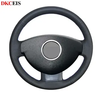 

Hand-stitched Black Soft PU Leather Car Steering Wheel Cover for Renault Koleos 2017-2019 Megane 2016-2019 Kadjar 2015-2019