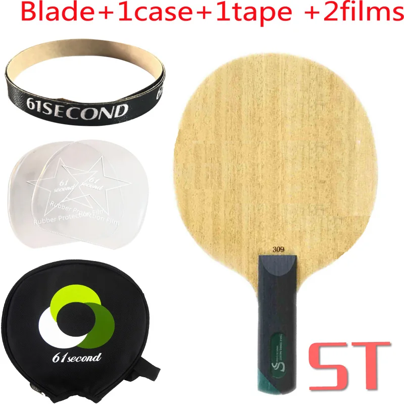 ST with 1 case Меч Chop-309 прямой Hadle настольный теннис пинг понг лезвие - Цвет: ST with 1 case