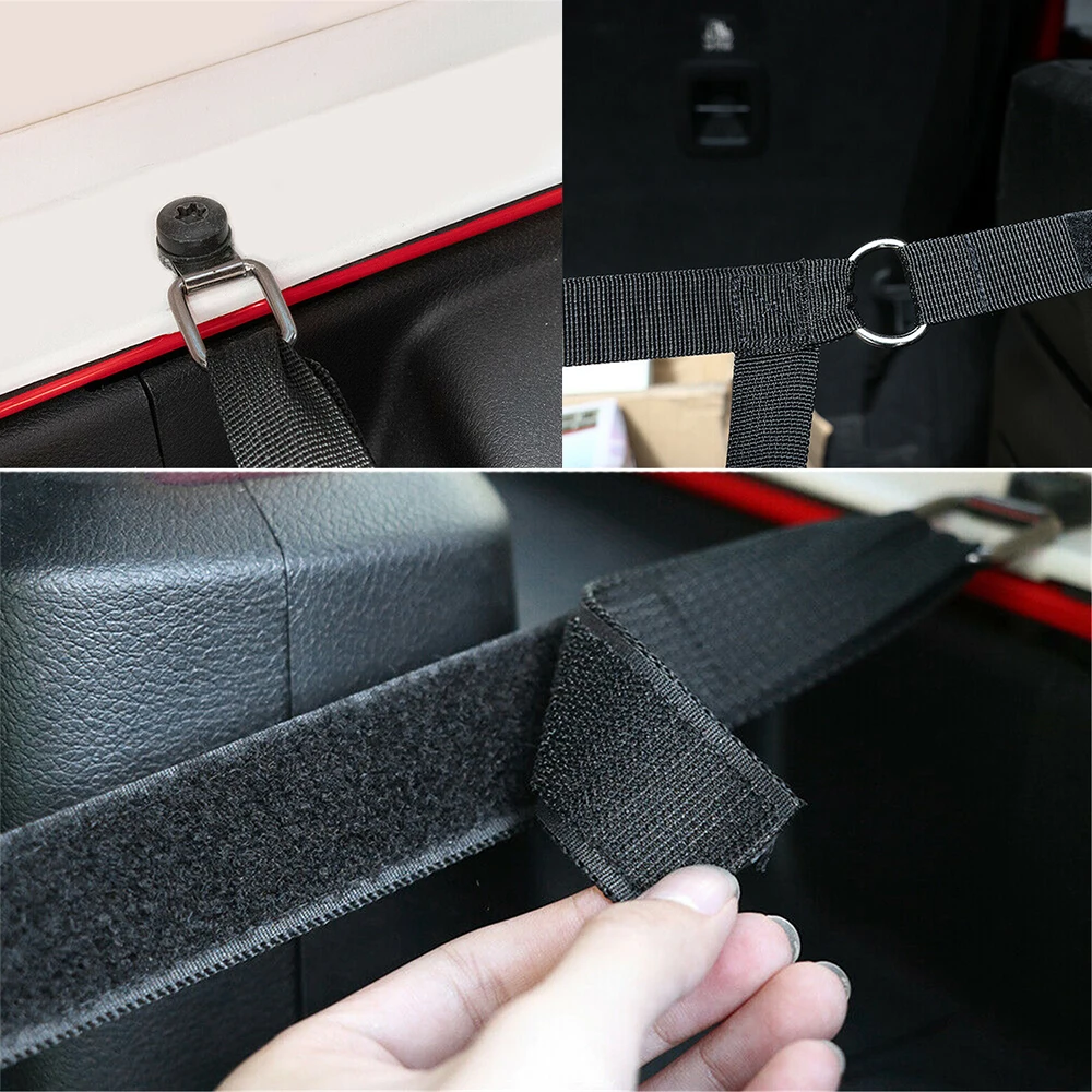 Задняя сеть для изоляции багажника для Jeep Wrangler JL аксессуары для салона автомобиля органайзер багажника грузовая сетка ткань Оксфорд 1 шт