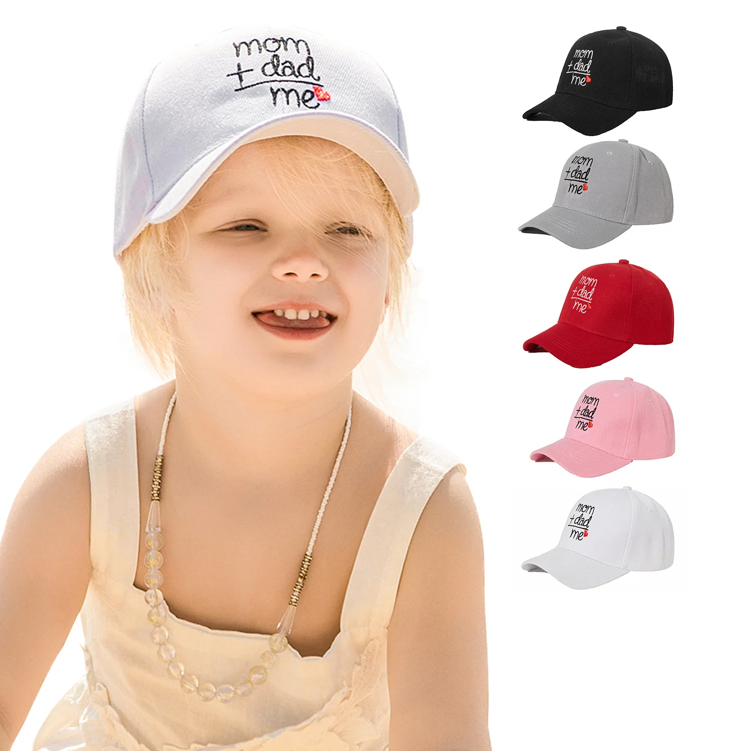 

2021 Child Hats Kids Snapback Baseball Cap With Letter Embroidery Letters Hats Spring Summer Hip Hop Boy Hats Sun Caps Bones