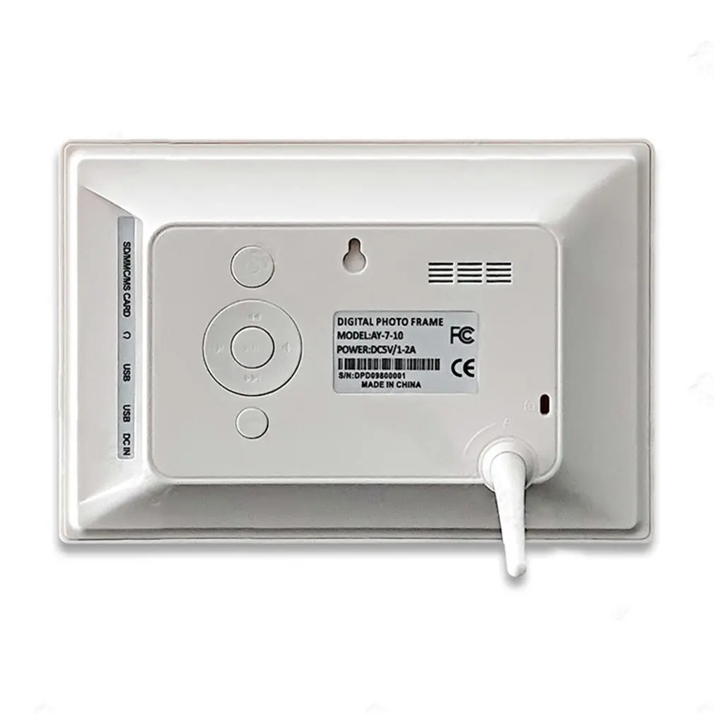 Горячие Новые 7 дюймов Led Подсветка Hd 1024*600 полный Функция цифровая фоторамка электронный альбом для фотографий для рабочего стола фотоальбом Музыка Видео