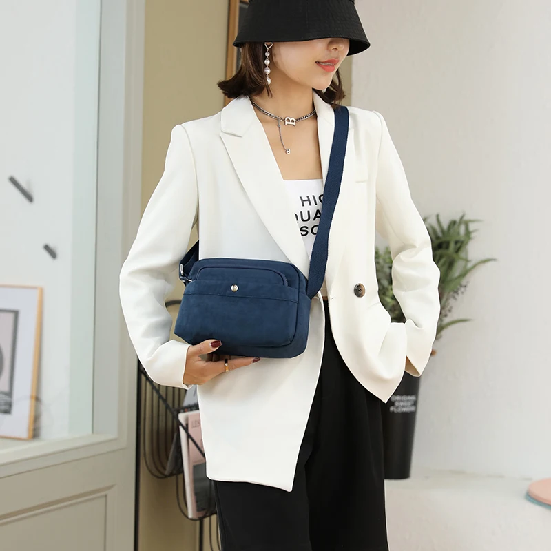 Women Fashion High Quality Nylon Shoulder Bag for Femal Purse Small Women's Crossbody Shoulder Bag Handbag Messenger Bag