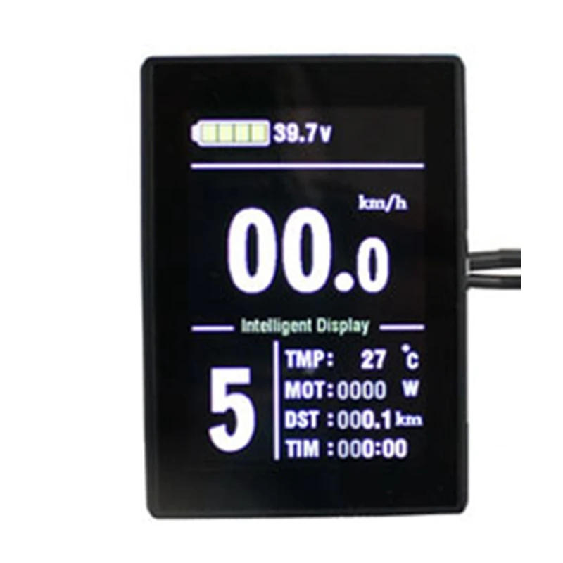 HOT-24V 36 В 48 В KT-LCD8SU умный цветной дисплей метр с 5 в USB для электровелосипеда DIY набор деталей