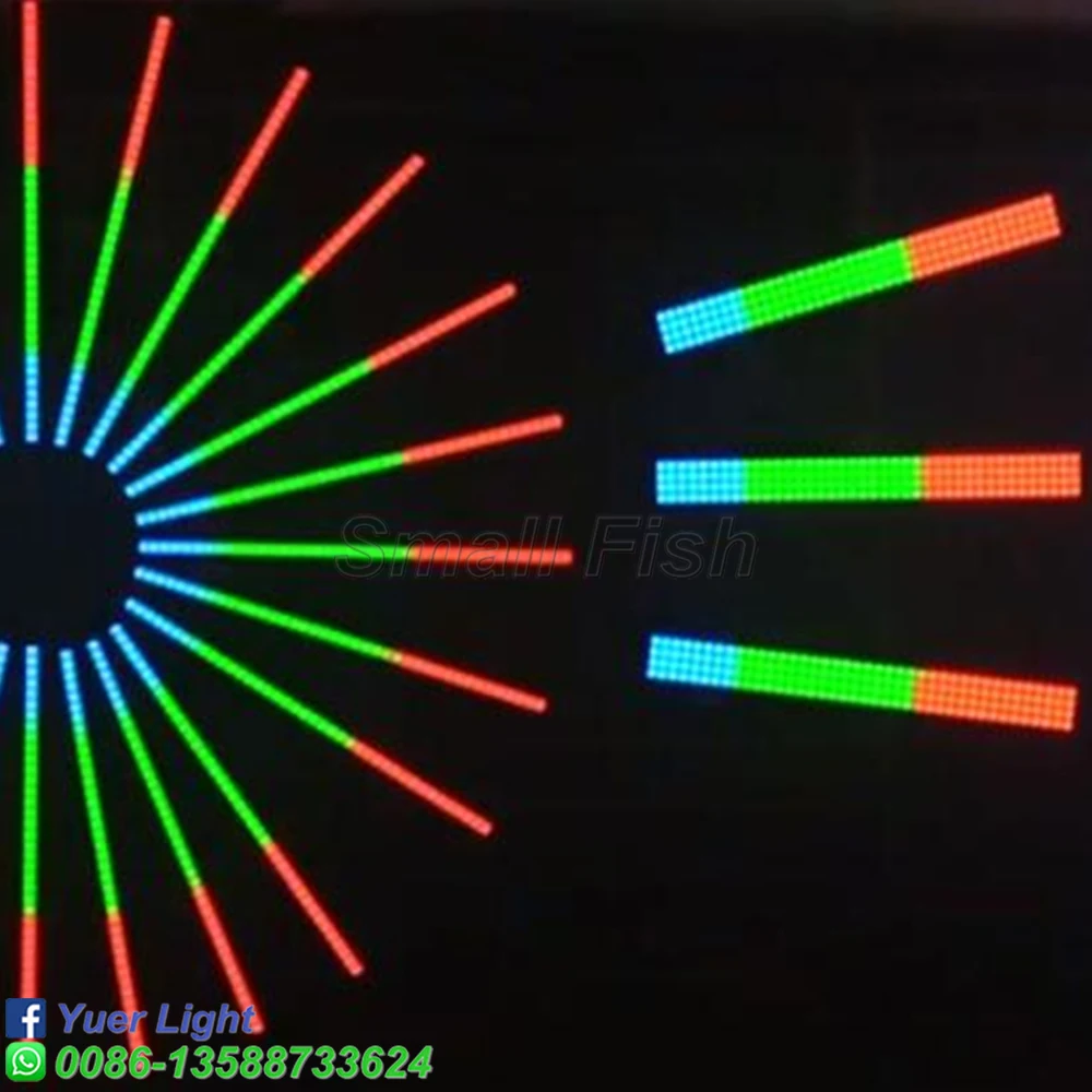 40X0,5 Вт RGB светодиодный пиксельный светильник с контрольным устройством индивидуальное управление Настенный светильник Ночной клуб вечерние DJ диско сценический светильник ing