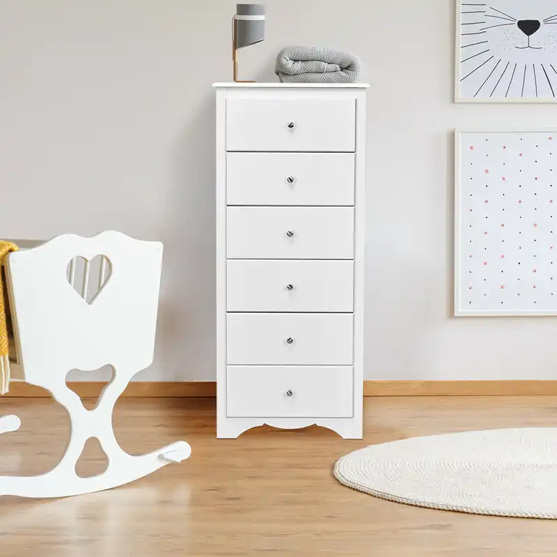 6 Drawers Chest Dresser Clothes Storage Bedroom Tall Furniture Cabinet Hw62038 Aliexpress