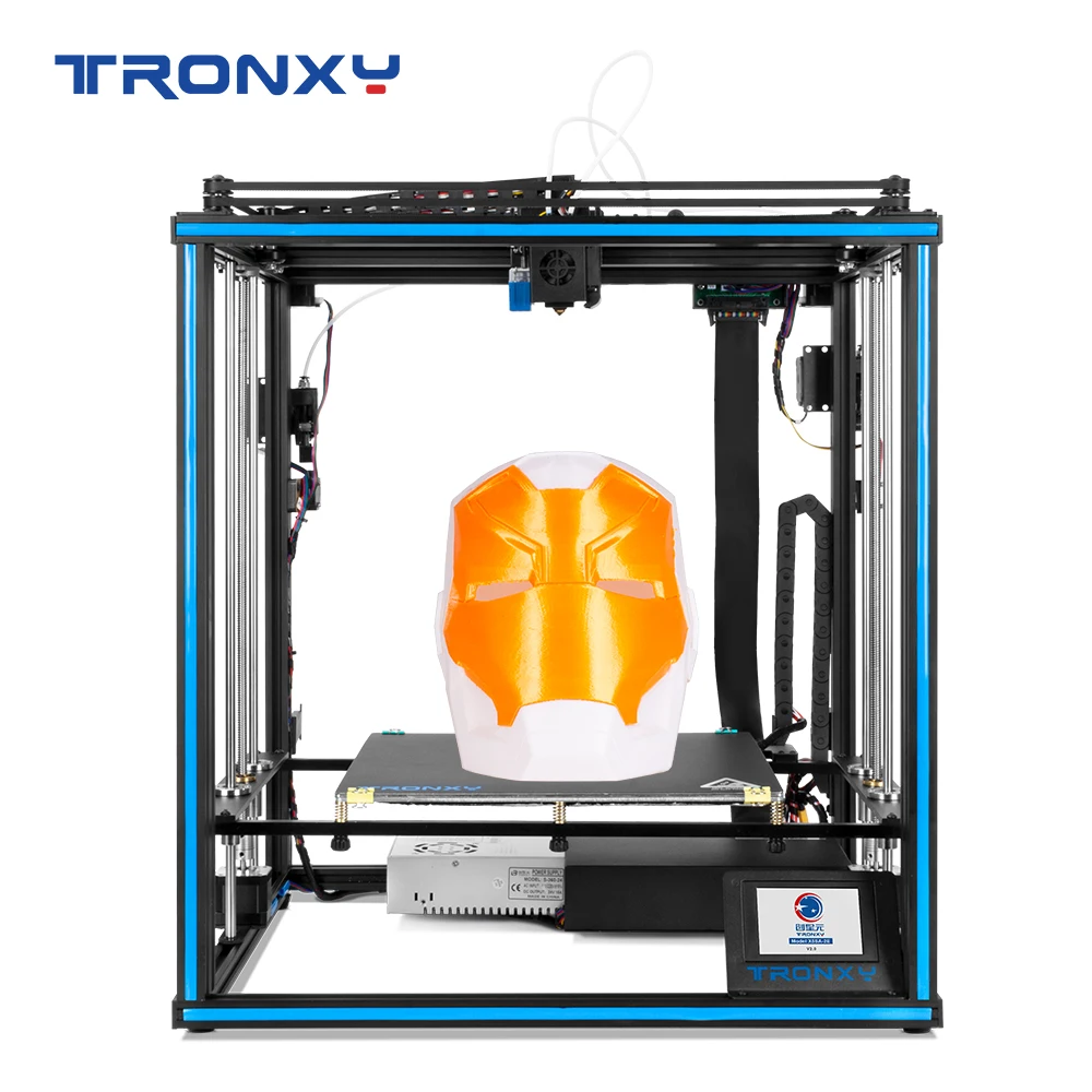 Tronxy Горячая 3D принтеры X5SA 2E двойной подачи Порты и разъёмы один Экструзионная