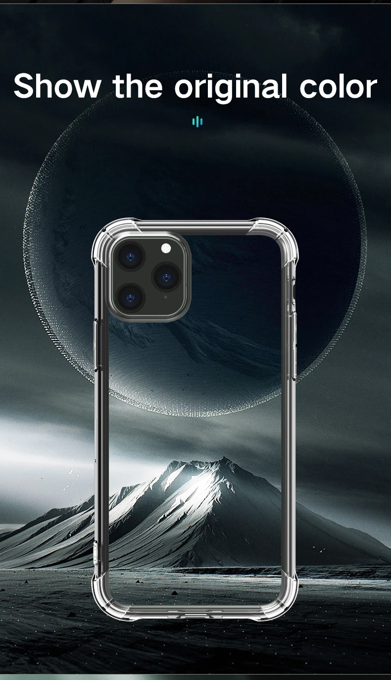 Чехол Sancore Airbag из ТПУ для IPhone 11 PRO XR XS MAX 6 6S 7 8 Plus, прозрачный противоударный мягкий чехол-бампер из ТПУ