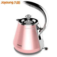 Jy21 розовый Электрический чайник для воды пищевой нержавеющей стали бутылка для воды фильтр носик с кристаллами аксессуары 1500 Вт 1.2л