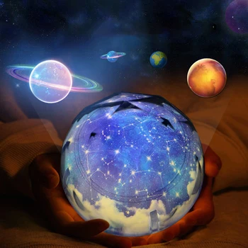 

Galaxy projector Night Light Starry Sky Planet Magic home planetarium Universe LED Colorful Rotate Flashing Star kids lamp gift