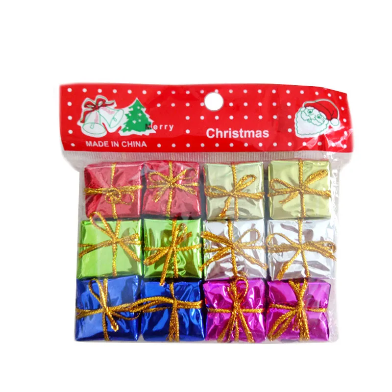 

2 Bags (2.5Cm a Pack of 12 PCs)Christmas Tree DIY Pendant, Holiday Party Scene Decorating Accessories Hanging Decoration Supplie