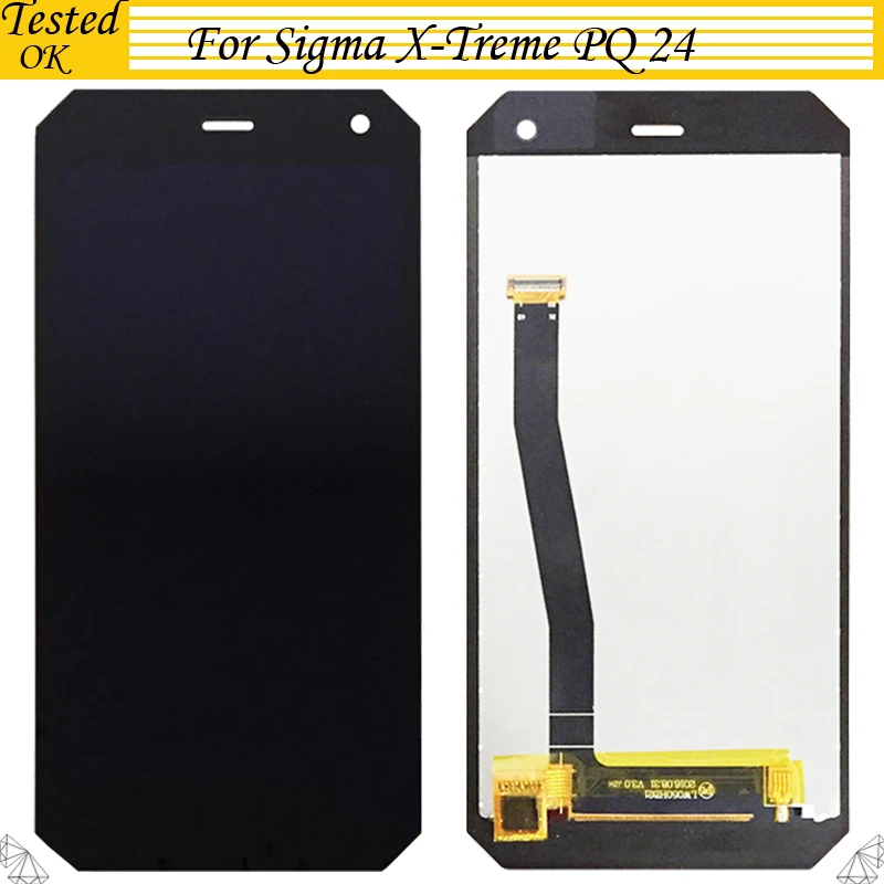 ЖК дисплей для Sigma X treme PQ24 в сборе с сенсорным экраном Замена экрана PQ 24|Экраны