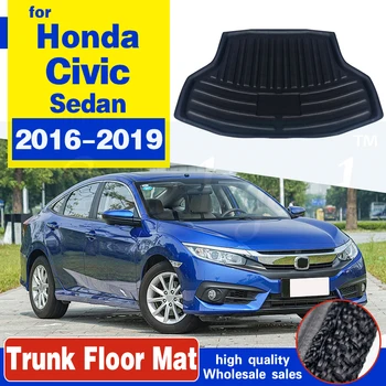 

Car Auto Rear Boot Cargo Liner Trunk Floor Mat Carpets Tray Mats Pad Mat Carpet Fits For Honda Civic Sedan 2016 2017 2018 2019