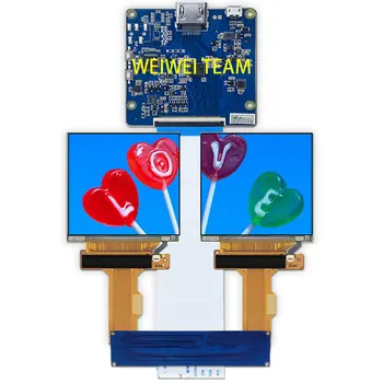 

2.9 inch 1440*1440 dual screen IPS LCD display panel MIPI interface with controller board for 3D VR Glasses headset DIY