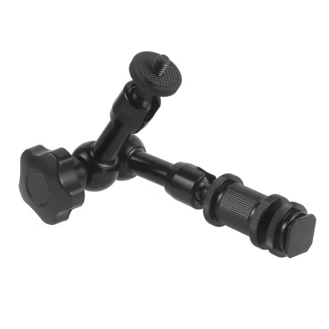 FEICHAO Friction Articulating Magic Arm Bracket 7" Inch Hot Shoe Connector 1/4" Screw for DSLR Camera LCD Monitor LED Light +FS