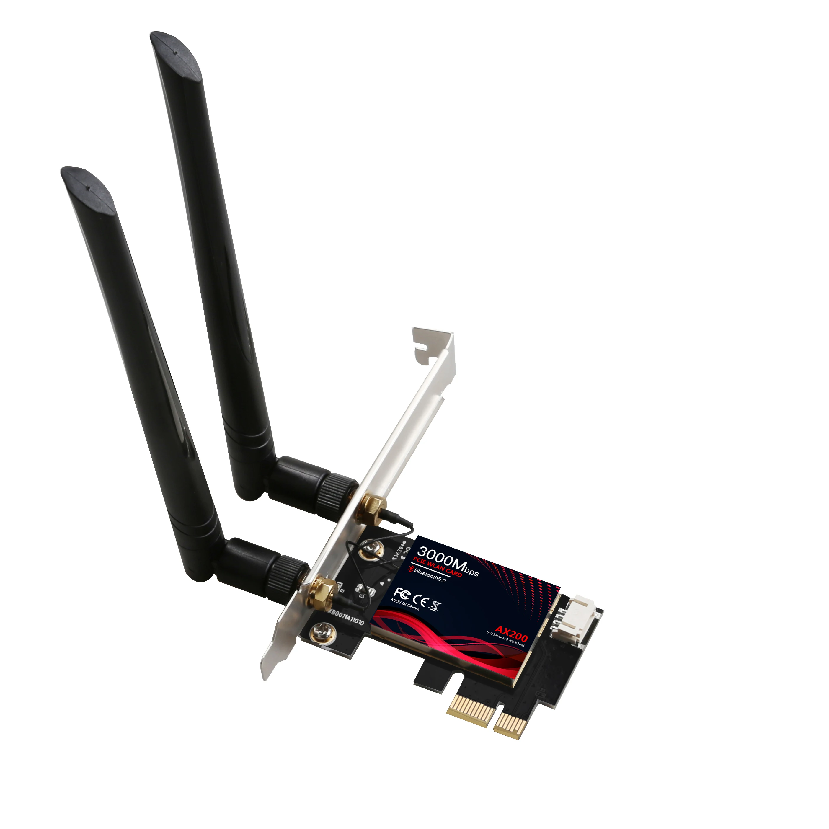 WIFI6 Беспроводная игровая PCI-X карта 3000 Мбит/с гигабитная сетевая Intel AX200 USB5.0