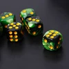 10pcs Six Sided 12mm Transparent Cube Round Corner Portable Table Playing Games  Dice for Board Game ► Photo 3/6