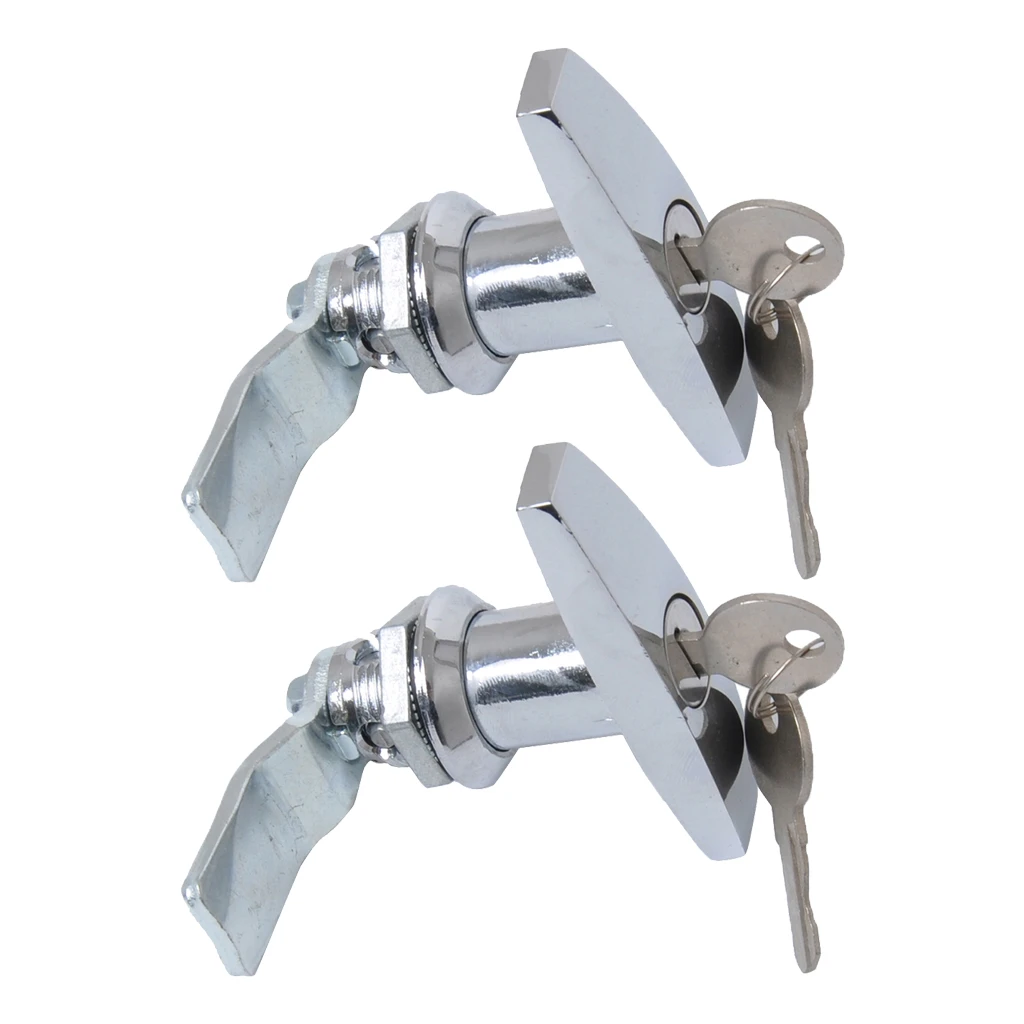 2 Pack Universal Locking Truck Cap T Handles For Glass Door Truck Canopy Rv Boats Chrome Marine Hardware Aliexpress