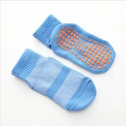 Cozy Anti - Slip Cartoon Socks for Kids - Cotton Toddler & Baby Winter Socks (Blue Socks)