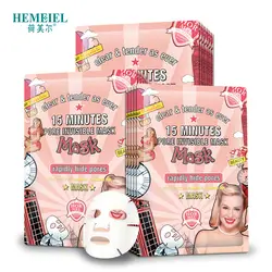 HORMEL 15mins термоусадочная маска для лица-акне лист маска отбеливающий уход за кожей увлажняющее масло осветляет Корейская маска для лица