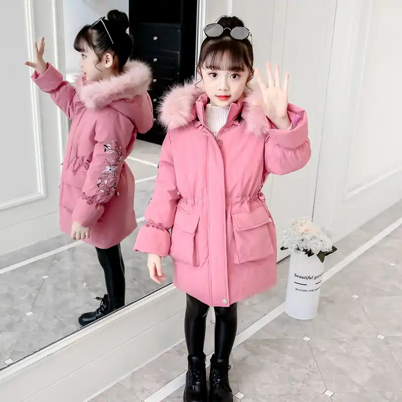 まとめ買い特価 Winter Warm Coat For 3-12 Years Baby Girl Boy Floral Hooded ...