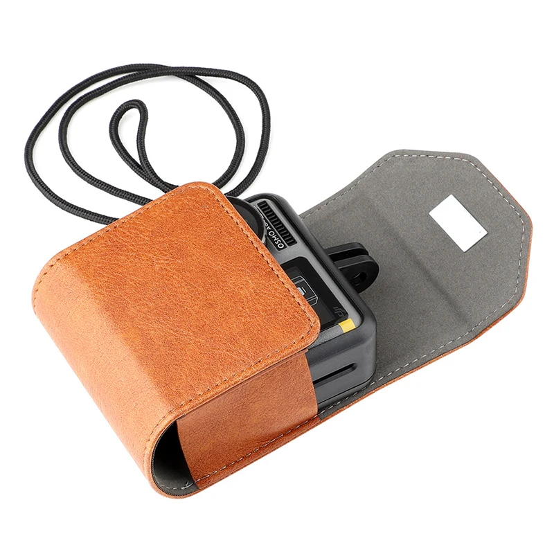 Портативная миниатюрная сумка для хранения кожаный защитный чехол корпус чехол для Gopro hero 7 DJI Osmo аксессуары для экшн-камеры