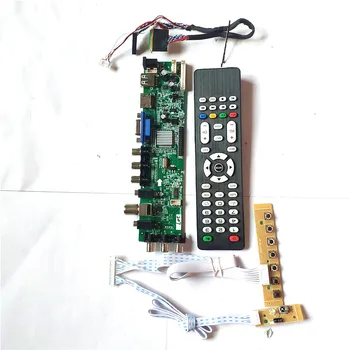 

For LTN156AT02-C01/C04/C07/C10 DVB digital LVDS 40-Pin universal panel 1366*768 HDMI VGA USB AV TV 3663 LCD Controller board Kit