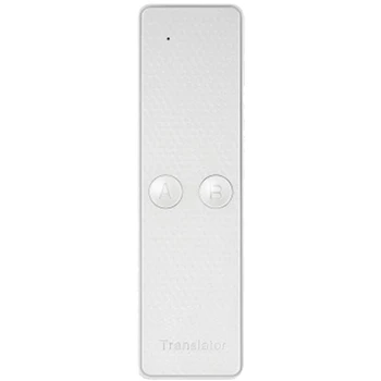 

K6 Portable Translator ligent Real-Time Instant Voice Translator for Business Meetings Learning Travel(White)