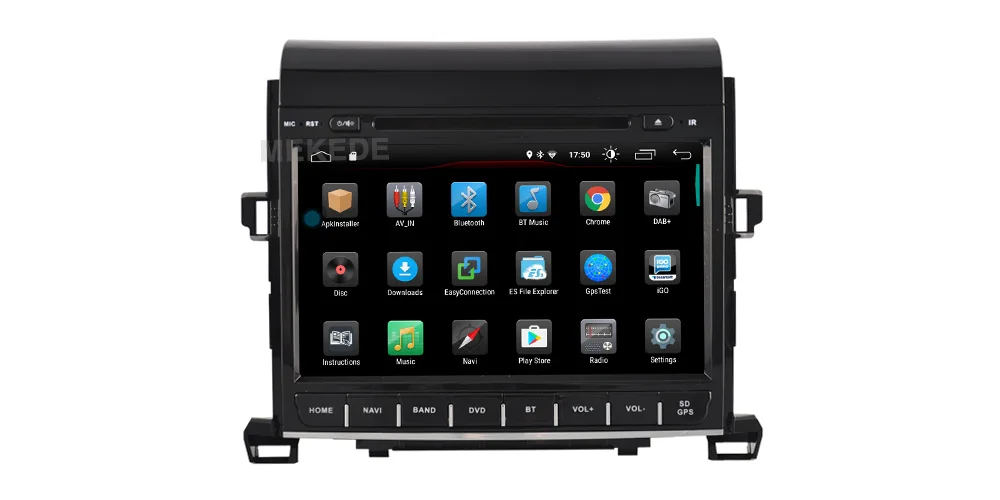 MEKEDE HD 2G+ 16G Android 9,0 AV выход автомобильный DVD мультимедиа для TOYOTA ALPHARD gps навигация радио плеер
