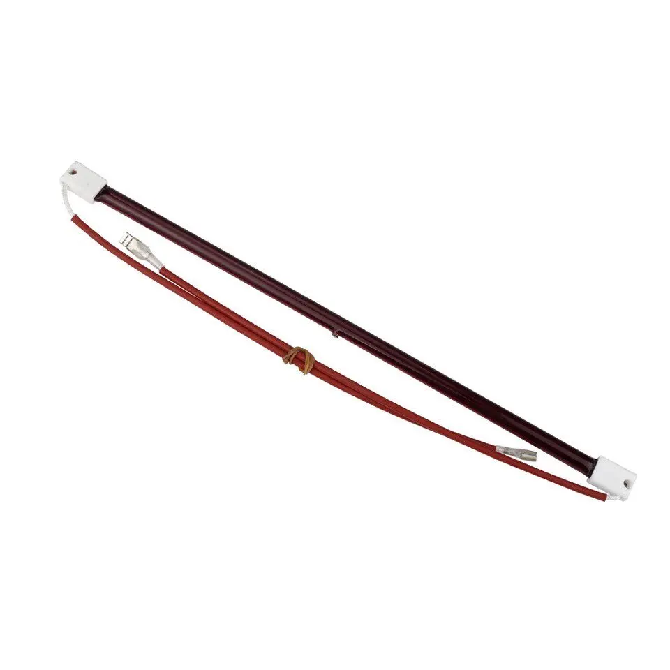 

red ruby quartz glass infrared lamp Ir tube heater