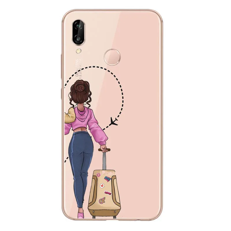 Мягкий чехол из ТПУ для девушек и Bff Best Friends Forever телефона huawei P10 P20LITE P30 P30Por P8 P9LITE