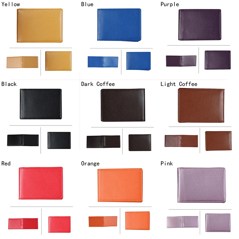 Driver License Holder Pu Leather on Cover for Car Driving Documents Business ID Pass Certificate Folder Wallet