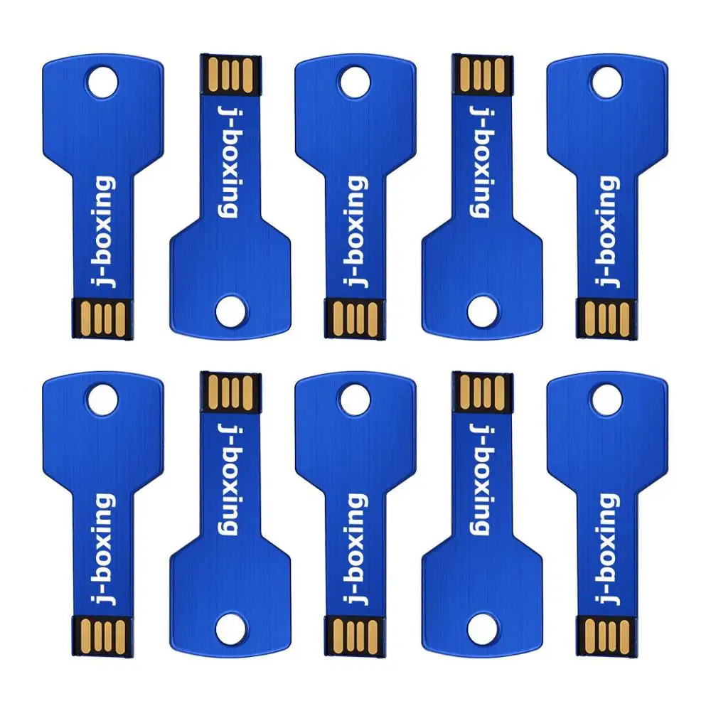 USB флеш накопитель J boxing 10 шт./лот в форме ключа карта памяти флешка для компьютера