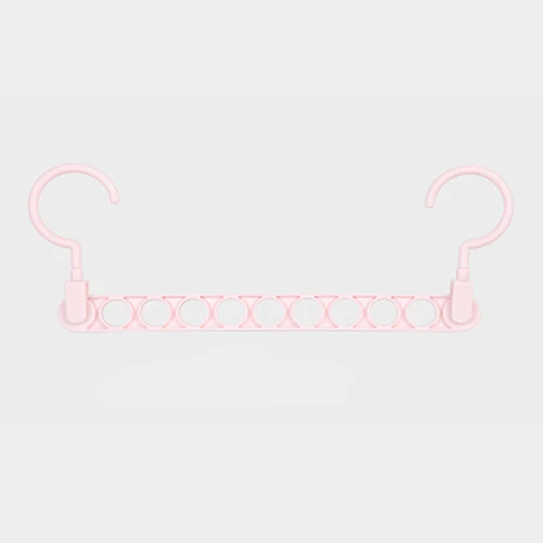 Pink D PP Multifunctional Clothing Hangers Organizer Wardrobe Storage Cabinet Home Clothes Storage Organization Accessories supplies - Цвет: Pink D