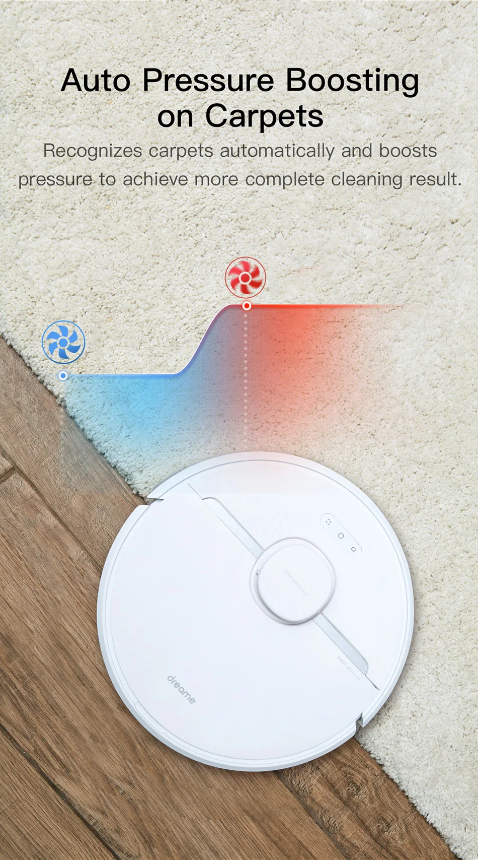 Eu Dreame D9 Robot Vacuum And Mop Cleaner, Lidar Navigation Robot