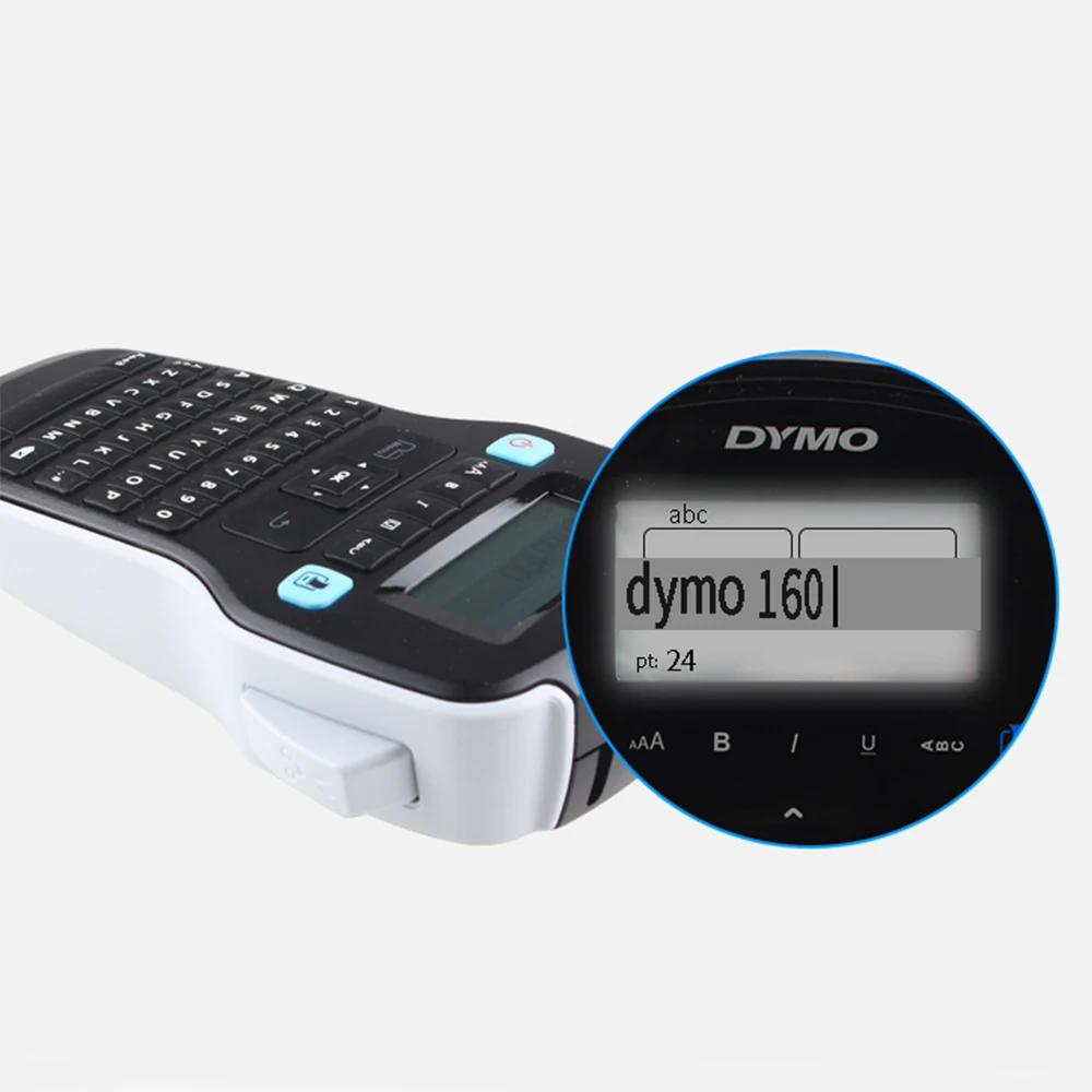 DYMO LM160 mesin pembuat label untuk Dymo D1 12mm 45013 40913 Label Tape genggam portabel label printer LMR-160 stiker printer