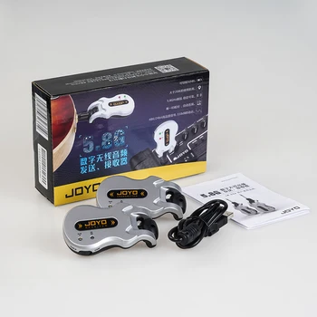 

Joyo JW-02A 5.8G Wireless Guitar System Rechargeable Audio Digital Guitar Transmitter Receiver 20m Range for Electric Guitar