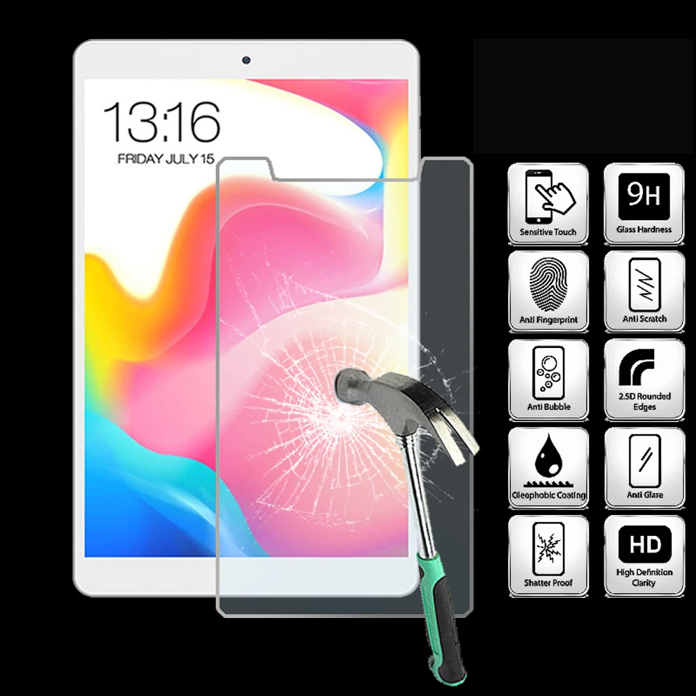 

For Teclast P80 PRO - Tablet Tempered Glass Screen Protector Cover Anti Fingerprint High Quality Screen Film