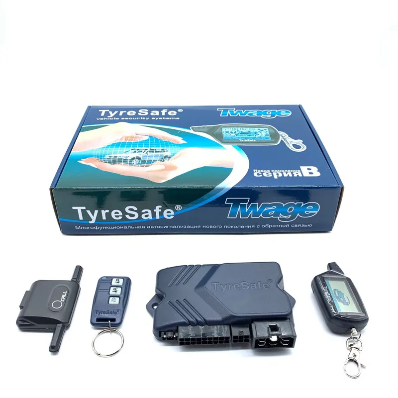 Автомобильная сигнализация B9 для TyreSafe двухсторонняя охранная система с ключами