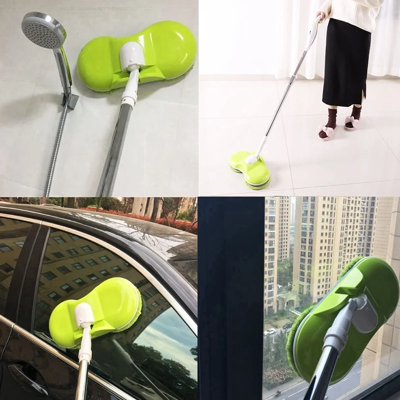 Steam Cleaner Parts Steam Mop Microfiber Cloth 10 Pcs Replacement Pad for Cordless Electric Rotary Mop Sweeper Wireless Electric Rotary Mop Replacement Scrubber Pad