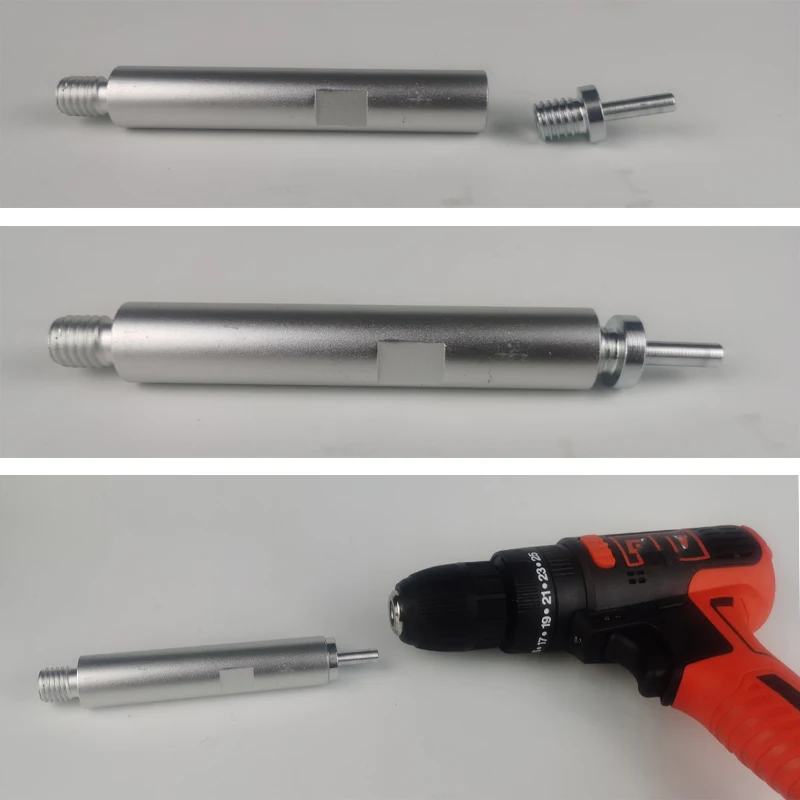 MARFLO Electric Drill Polisher Cutter Adaptor M14 M16 M58 Electric Thread Bar Connector Extension Shaft