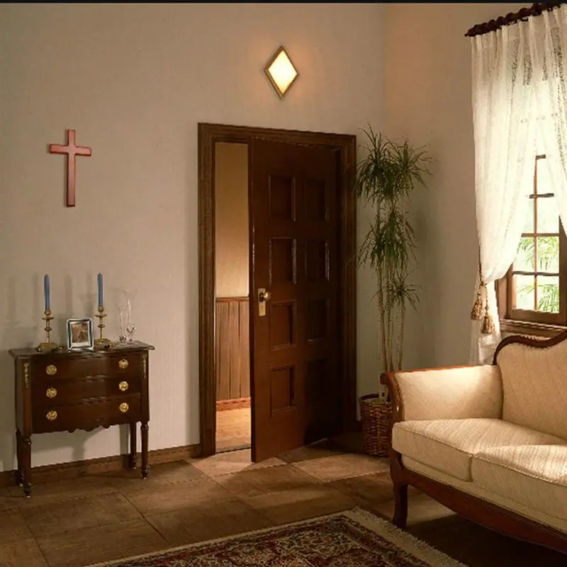 32 см деревянная Подвеска Крест Иисуса Ремесло Декор настенный подвесной орнамент украшение стены для домашнего декора